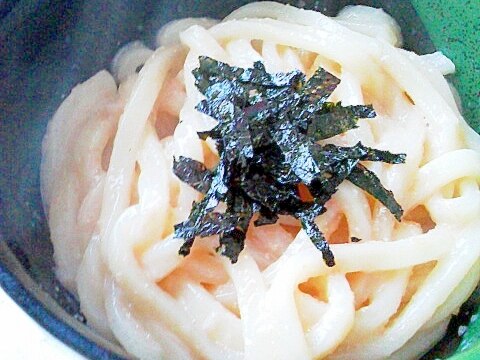 ちょっとクリーミーな明太子うどん